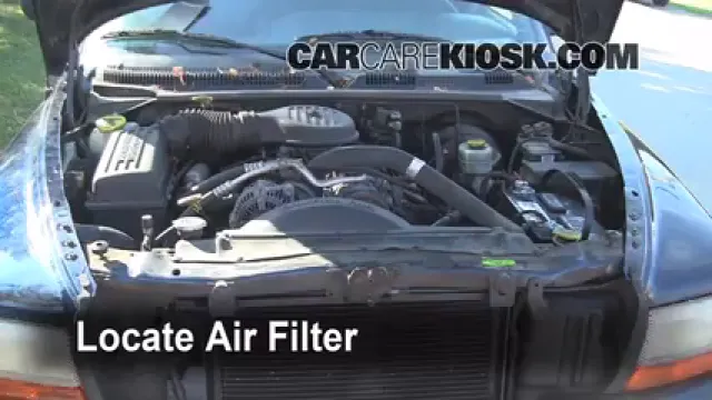 1999 Dodge Durango SLT 5.9L V8 Filtre à air (moteur) Changement